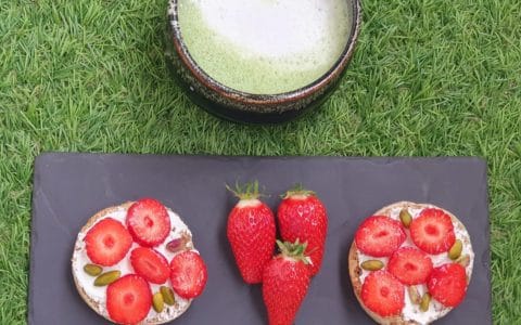 Tartine Fraise Thé Matcha-min